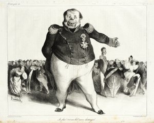 Tosiaan! Nämä ovat varsin hienot tanssiaiset! tekijältä Honoré Daumier