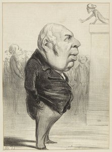"Berryer" tekijältä Honoré Daumier