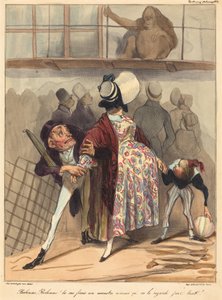 Bobonne... älä katso häntä niin pitkään! tekijältä Honoré Daumier