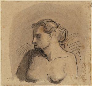 Naisen rintakuva tekijältä Honoré Daumier