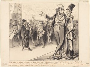 Onhan se kuitenkin imartelevaa, että on kouluttanut niin monta oppilasta!... tekijältä Honoré Daumier