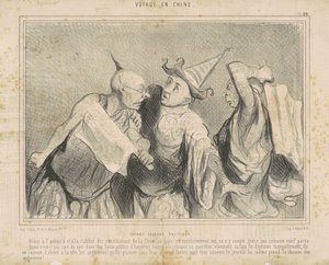 Kiinan chattailupolitiikka tekijältä Honoré Daumier