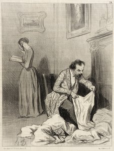 Siitä lähtien kun Virginie sai seitsemännen kunniamaininnan ... tekijältä Honoré Daumier