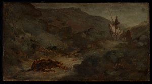 Don Quijote ja kuollut muuli tekijältä Honoré Daumier