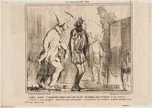 Ajuri, ajuri, ette voi torjua minua tekijältä Honoré Daumier