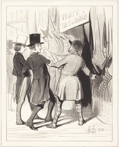 Syökää herrat... tässä on upeita... tekijältä Honoré Daumier
