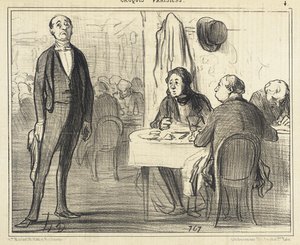 Onko se poika?... tekijältä Honoré Daumier