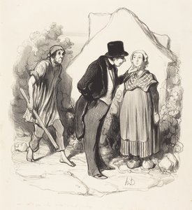 Olisiko miehesi kateellinen... tekijältä Honoré Daumier