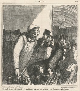 Suuri hauska juna tekijältä Honoré Daumier
