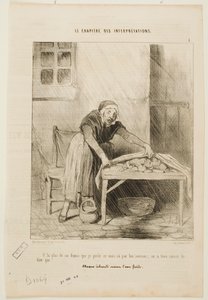 Menetin tässä kuussa yli kuusi frangia äkillisten sadekuurojen vuoksi tekijältä Honoré Daumier