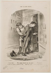 Haluan juotavaa. tekijältä Honoré Daumier