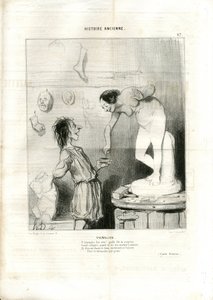 Honore Daumierin (1808-1879) kuvitus Le Charivarissa tekijältä Honoré Daumier
