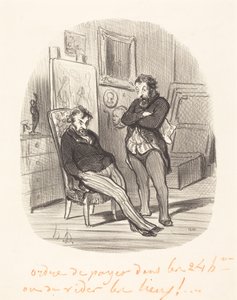 Huonon maalauksen lähettämisen haitta... tekijältä Honoré Daumier