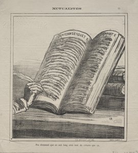 Tosiasiat (nro 77): Älä ihmettele, että se on pitkä ja siinä on paljon korjauksia tekijältä Honoré Daumier
