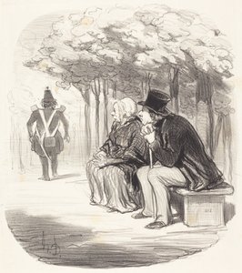 En ihmettele, jos naisilla on... makua... tekijältä Honoré Daumier