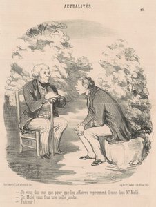 Sanon teille, että... tarvitsemme herra Molén... tekijältä Honoré Daumier