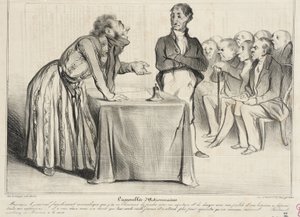 Osakkeenomistajien kokous tekijältä Honoré Daumier