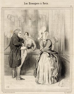 Hattu, joka tuodaan Pariisista tekijältä Honoré Daumier