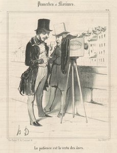 Kärsivällisyys on aasien hyve tekijältä Honoré Daumier