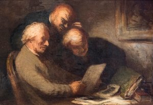 Tulosteiden ystävä tekijältä Honore Daumier