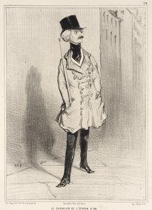 Kultaisen kannuksen ritari tekijältä Honoré Daumier