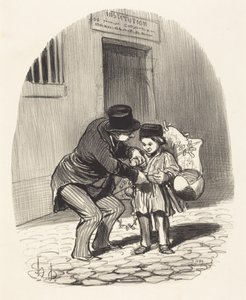 Ulkoilupäivä tekijältä Honoré Daumier