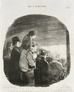 Esitys on hyvä asia Pariisin kansalle... tekijältä Honoré Daumier