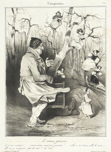 Vanha poikamies tekijältä Honoré Daumier