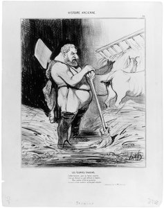 Augiasin tallit tekijältä Honoré Daumier