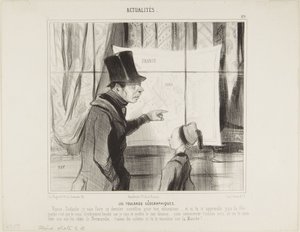Maantieteelliset huivit tekijältä Honoré Daumier
