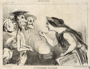 Poliittiset juonittelijat tekijältä Honoré Daumier