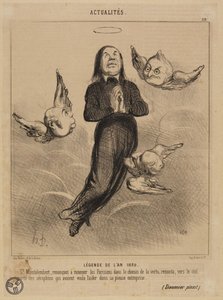 "Vuoden 1850 legenda" tekijältä Honoré Daumier