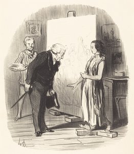 Rouva, minulla on suuri kunnia! tekijältä Honoré Daumier