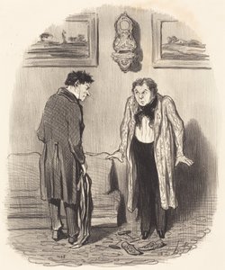 Mutta kun sanon teille, etten pysty liikuttamaan jalkojani... tekijältä Honoré Daumier