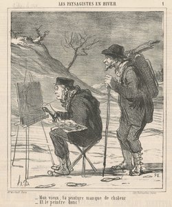 Kaveri, maalauksestasi puuttuu lämpöä... tekijältä Honoré Daumier