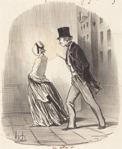 Ei, rouva, en aio jättää teitä... tekijältä Honoré Daumier