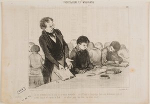 Nyt ymmärrän, miksi tämä kaveri oli koko ajan niin hiljaa... tekijältä Honoré Daumier