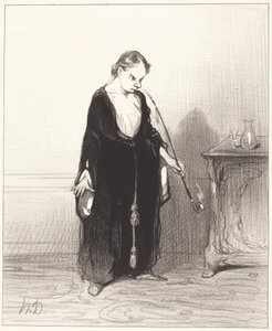 Oi nautintoa oopiumista, jota raivoat minulta!... tekijältä Honoré Daumier