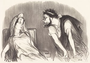 Oidipus tekijältä Honoré Daumier