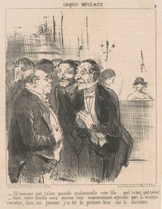 Vai niin! Sir, mitä lahjakkuutta on... tekijältä Honoré Daumier