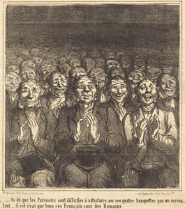 Sanotaan, että pariisilaiset... tekijältä Honoré Daumier