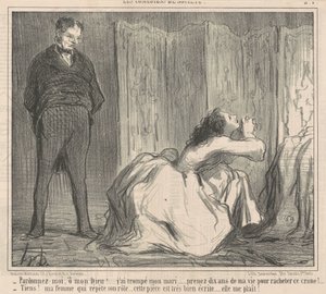 Anna anteeksi, voi luoja! ... tekijältä Honoré Daumier