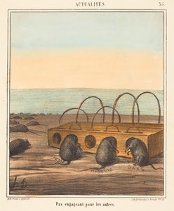 Nicht einladend für die anderen tekijältä Honoré Daumier