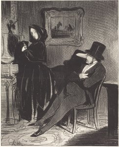 Ikään kuin veisin sinut vielä kerran... tanssiaisiin... tekijältä Honoré Daumier