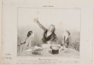 Robert Macaire, ranskan kielen professori tekijältä Honoré Daumier
