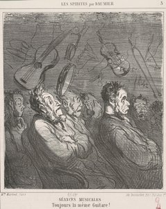 Musiikilliset istunnot tekijältä Honoré Daumier