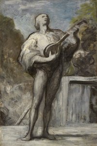 Trubaduuri tekijältä Honoré Daumier