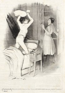 Théâtre du Vaudeville - Keskiyön jälkeen tekijältä Honoré Daumier