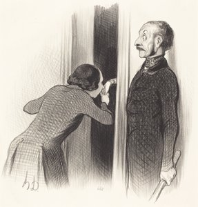 Erittäin onnellinen rakastaja tekijältä Honoré Daumier
