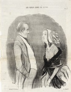 Taiteilijan kiinnitys tekijältä Honoré Daumier